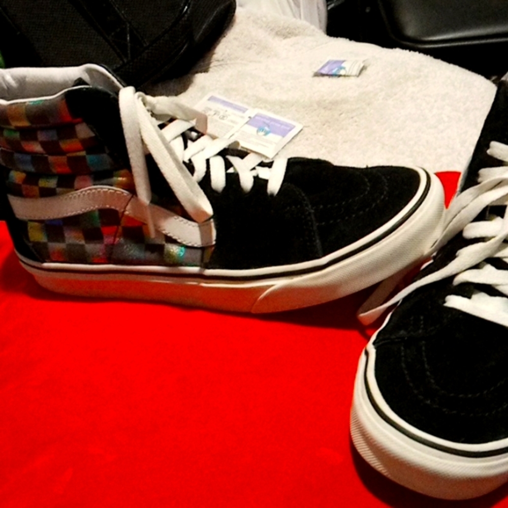 Sneaker Ball ready Unisex Custom Geometric Off the Wall Vans
